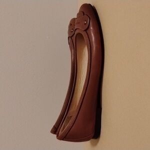 Longchamp Ballerina Flats Brown Size 38.5 Size 8